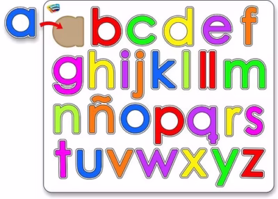 ABECEDARIO SCRIPT MINÚSCULA PARA ENCAJAR X 28
