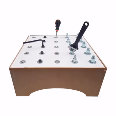 CAJA DE TUERCAS PARA TERAPÍA