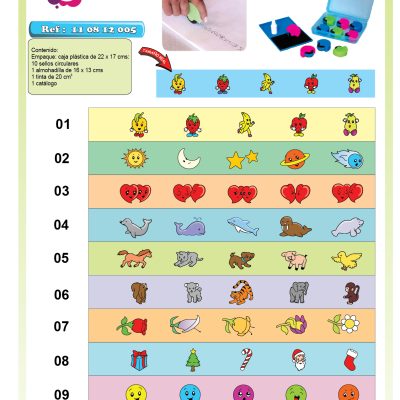 SELLOS CIRCULARES 1 X 10