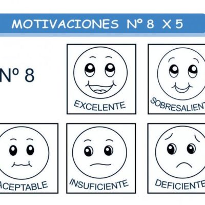 SELLOS MOTIVACIONES No. 8 X 5
