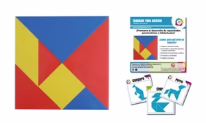 TANGRAM PLÁSTICO 28 X 28 CM