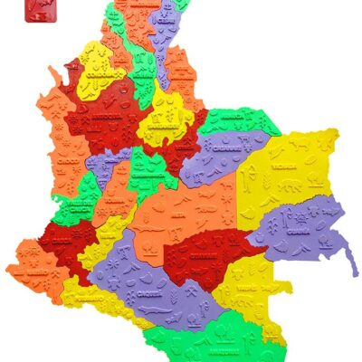 ROMPECABEZAS COLOMBIA (POLÍTICO – ECONÓMICO) X 29