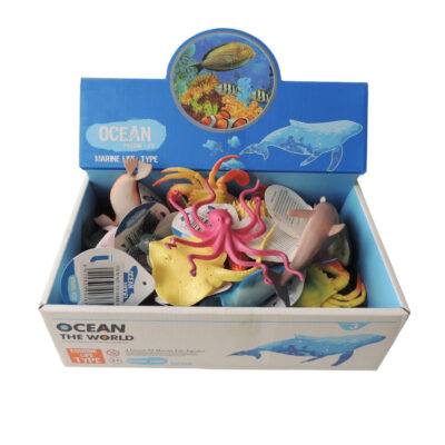 ANIMALES MARINOS EN CAJA X 24