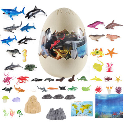 HUEVO GRANDE ANIMALES ACUÁTICOS X 50